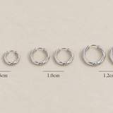 Hoops set van 3-zilver