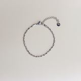 Armband plat gedraaid-zilver