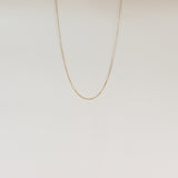 Dunne basic ketting- goud