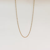 Gevlochten ketting- goud