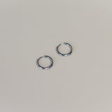 Hoops basic 12 mm-zilver
