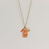 Basic kraaltjes oranje&roest-goud