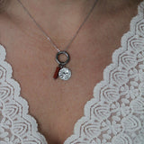 Munt met motief- zilver