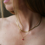 Rood hartje - goud