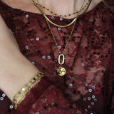 Munt met motief-goud