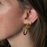 Hoops dubbele ring-goud