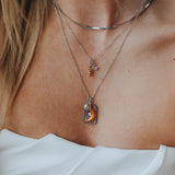 Basic kraaltjes oranje&roest-zilver