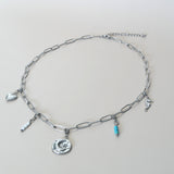 Knijpbedel zeepaardje-zilver