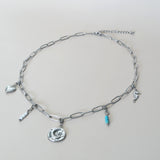 Knijpbedel hart-zilver