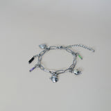 Knijpbedel schildpad-zilver