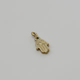 Knijpbedel hamsa hand-goud