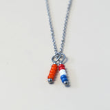 Oranje ronde kraaltjes Kingsday-zilver