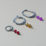 Rode glanskraaltjes-zilver