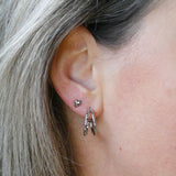 Hoops dubbele ring-zilver