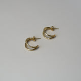 Hoops dubbele ring-goud