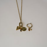 Bruine kraaltjes kort-goud