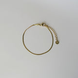 Armband snake smal- goud