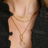 Beige, wit met glanskraaltje-goud