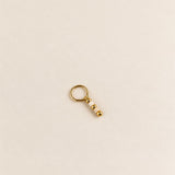 Beige met gouden kraaltjes-goud