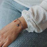 Schakelarmband-zilver